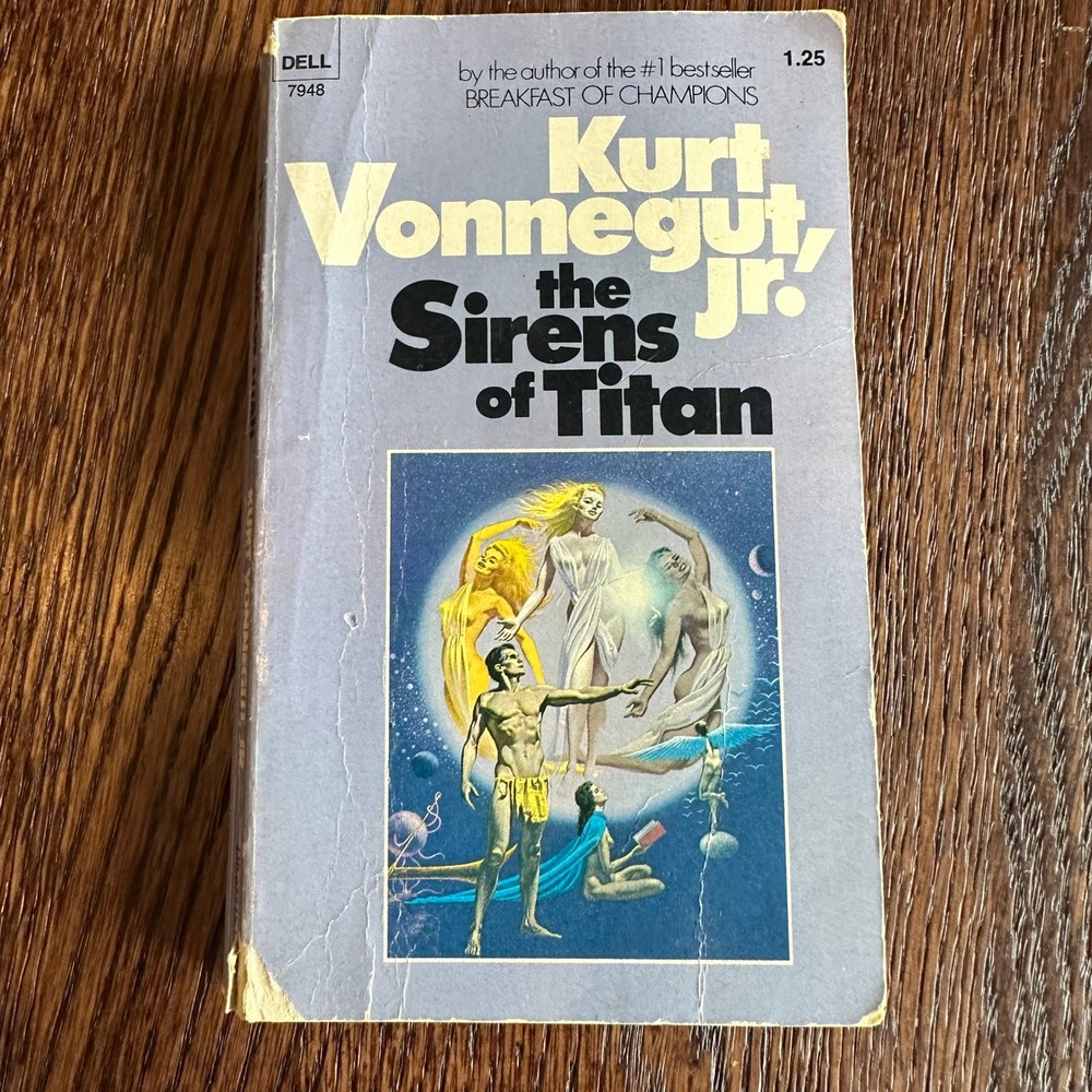 The Sirens of Titan Kurt Vonnegut Jr Vintage Dell Paperback 1972 10th Printing